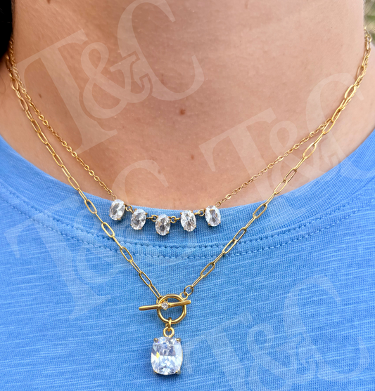 The Cascade and Harper Necklace Collection RTS