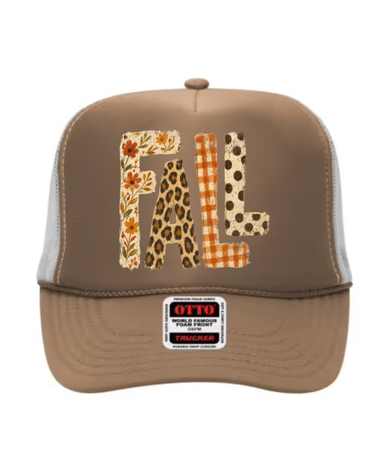 Fall Multi-Print Hat.