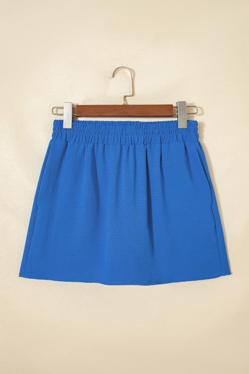 Blue Elastic Skort RTS