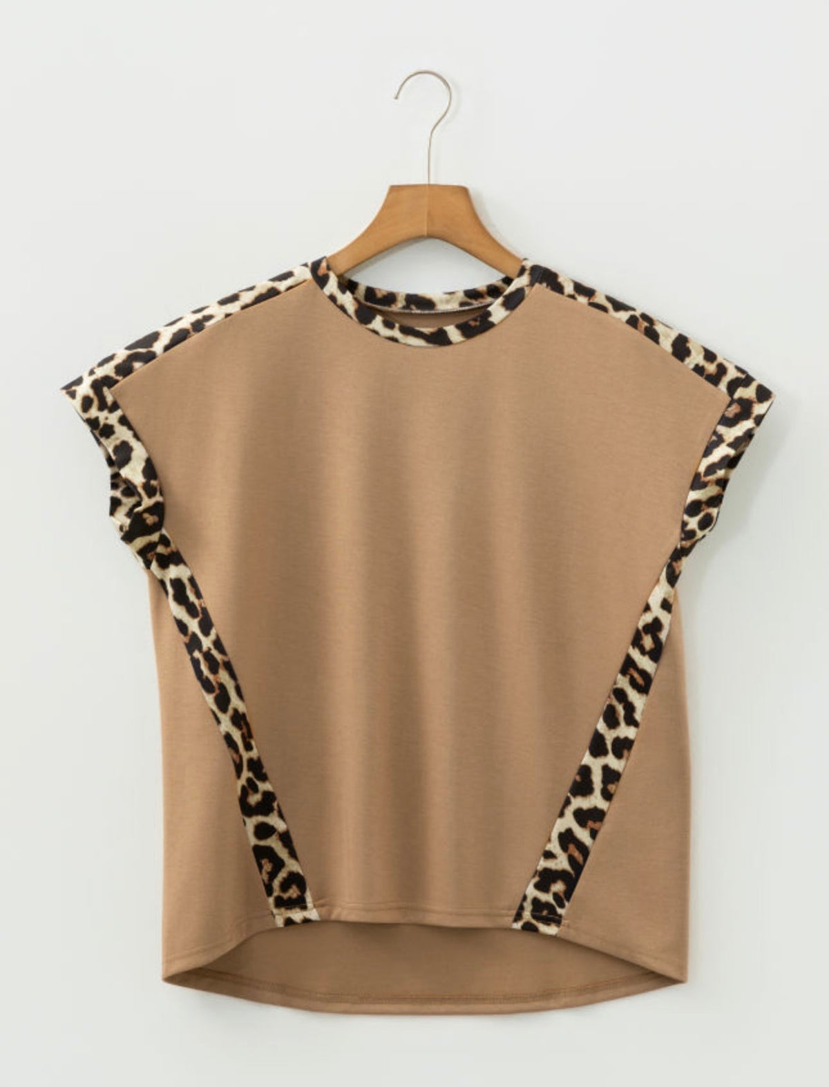 Leopard Trim Shirt RTS