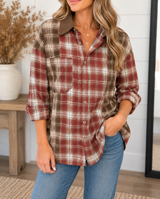 Red Plaid Shacket